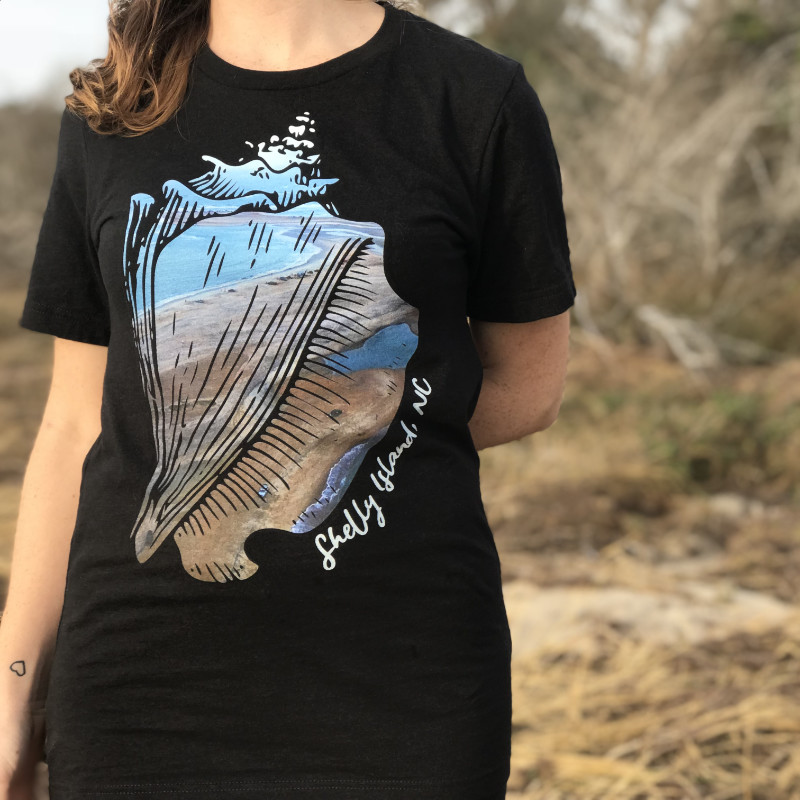 Shelly Island Conch T-Shirt Front